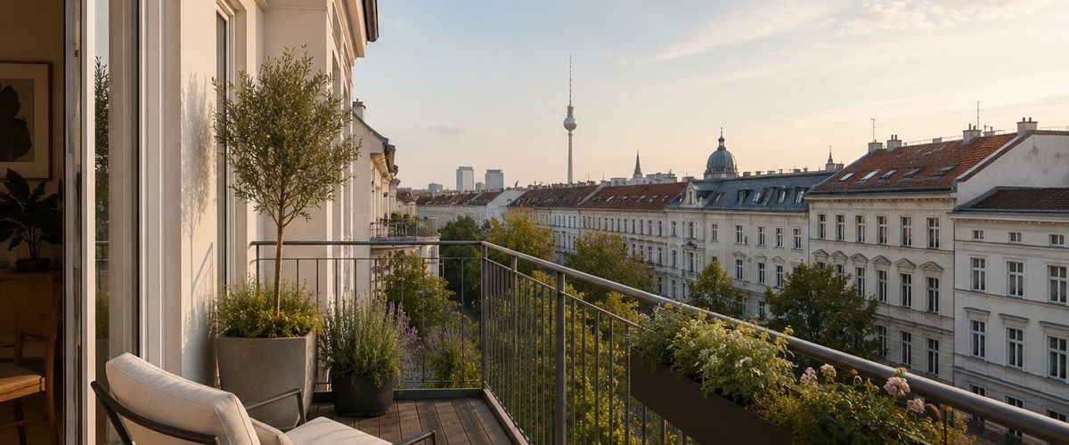 Der Balkon wird zum Wohnzimmer — der Sommer verlängert die Wohnung nach draußen